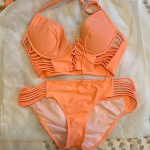 Coral (S) Luli Fama Bikini. Excellent condition!